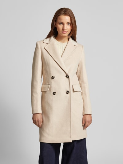 Peek & Cloppenburg MangoMantel mit Reverskragen Modell 'DALI' in beige Heißer Verkauf