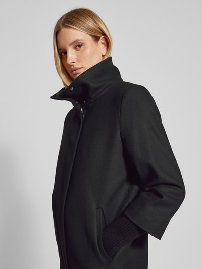Peek & Cloppenburg Christian Berg Woman SelectionMantel mit Stehkragen in black Große Rabatte