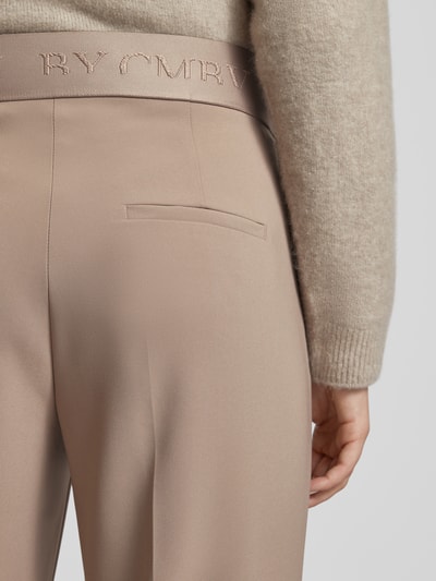 Peek & Cloppenburg CambioStoffhose mit elastischem Bund Modell 'AVA' in beige Räumungsverkauf