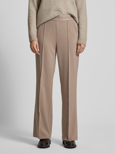 Peek & Cloppenburg CambioStoffhose mit elastischem Bund Modell 'AVA' in beige Räumungsverkauf