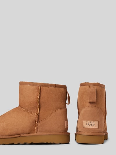 Peek & Cloppenburg UGGBoots aus Leder Modell 'CLASSIC MINI' in camel Letzter Tag