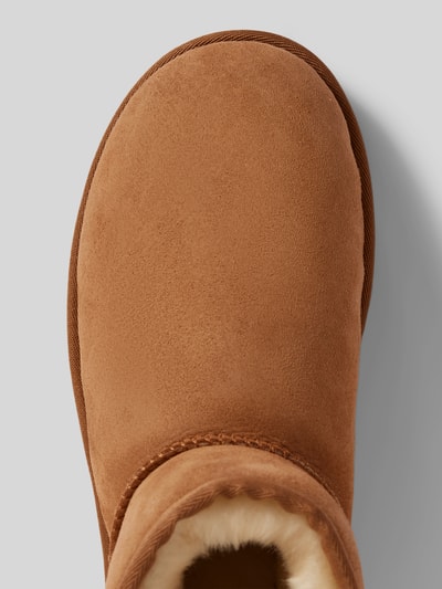 Peek & Cloppenburg UGGBoots aus Leder Modell 'CLASSIC MINI' in camel Letzter Tag