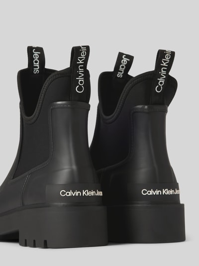 Peek & Cloppenburg Calvin Klein JeansGummistiefel mit Label-Detail in black Nur noch ein Tag übrig