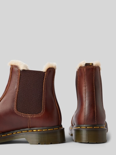 Peek & Cloppenburg Dr. MartensChelsea Boots aus Leder mit Innenfutter Modell 'Leonore' in cognac Black Friday Preise
