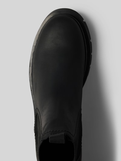 Peek & Cloppenburg TamarisBoots aus Leder mit profilierter Sohle in black Im Verkauf