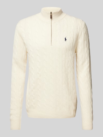 Peek & Cloppenburg Polo Ralph LaurenPullover mit Kaschmiranteil in offwhite Fabrik Onlineshop