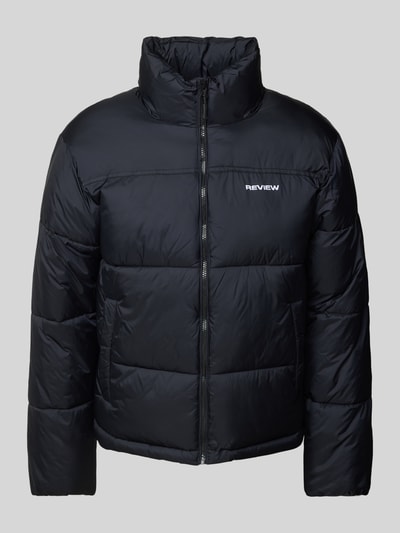 Peek & Cloppenburg REVIEWSteppjacke mit Stehkragen in black Sonderangebot