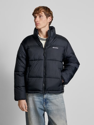 Peek & Cloppenburg REVIEWSteppjacke mit Stehkragen in black Sonderangebot