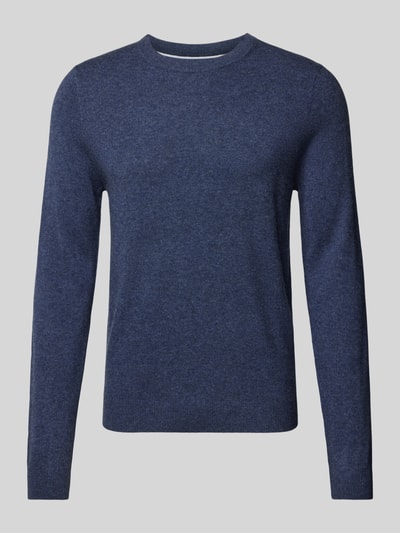 Peek & Cloppenburg MCNEALStrickpullover mit Rundhalsausschnitt in dunkelblau melange Rabatt