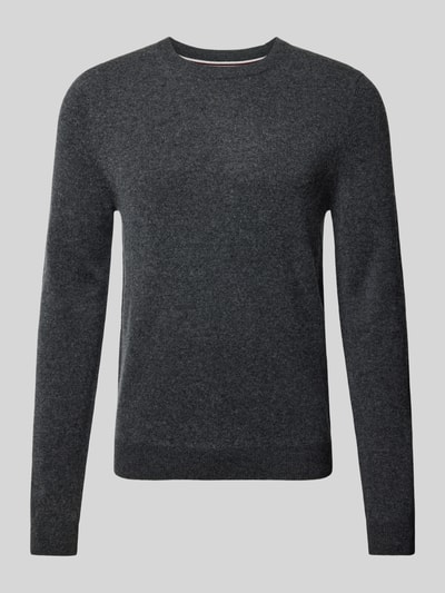 Peek & Cloppenburg MCNEALStrickpullover mit Rundhalsausschnitt in dunkelgrau melange Versandkostenfrei
