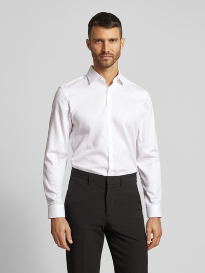 Peek & Cloppenburg Jake*sSlim Fit Business-Hemd mit Kentkragen in weiss Flash Sale
