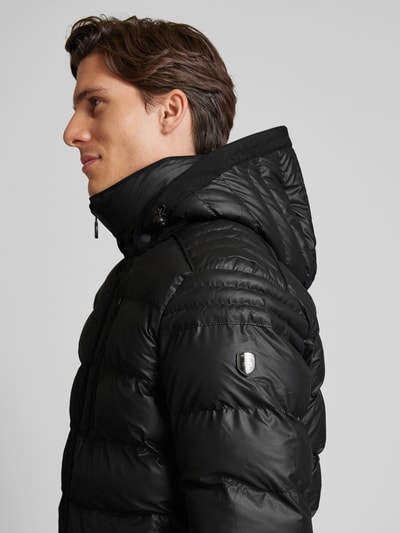 Peek & Cloppenburg WellensteynSteppjacke mit Kapuze Modell 'BLACKJACK' in black Preisnachlass