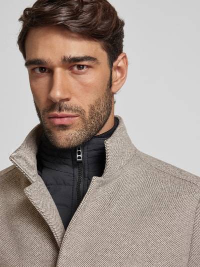 Peek & Cloppenburg MCNEALMantel mit Stehkragen in hellbraun Black Friday