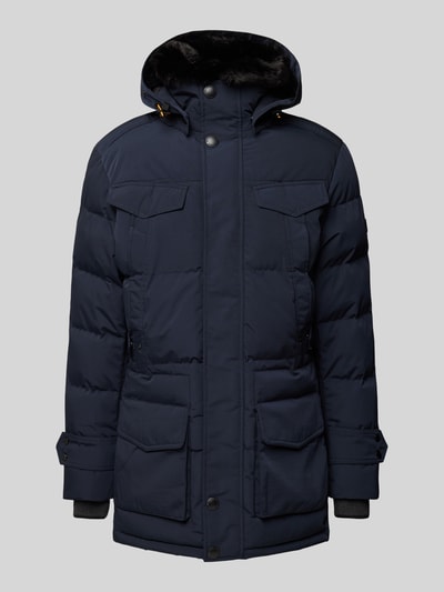 Peek & Cloppenburg WellensteynFunktionsjacke mit Kapuze Modell 'SEAMASTER' in marine Valentinstagsangebot