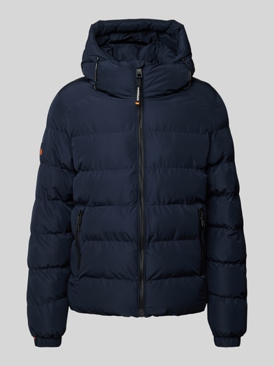 Peek & Cloppenburg SuperdrySteppjacke mit Reißverschlusstaschen in marine Top Angebot