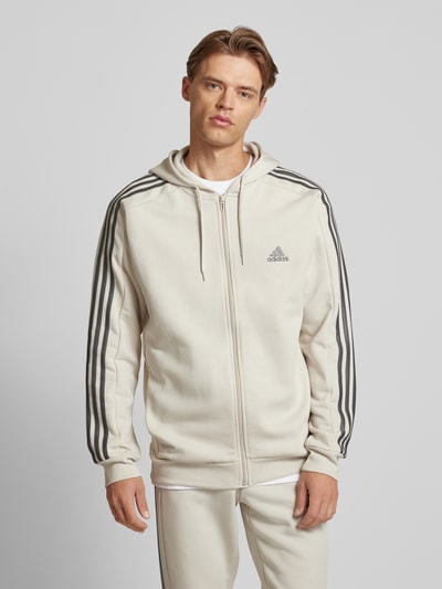 Peek & Cloppenburg ADIDAS SPORTSWEARSweatjacke mit Logo-Stitching in sand Exklusive Angebote