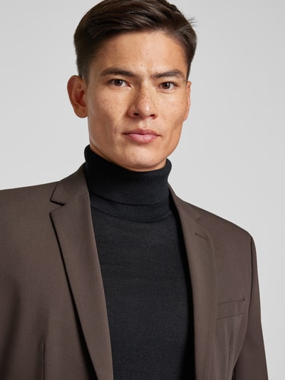 Peek & Cloppenburg Christian Berg MenStrickpullover mit Rollkragen in black Große Rabatte