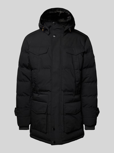 Peek & Cloppenburg WellensteynFunktionsjacke mit Kapuze Modell 'SEAMASTER' in black Sonderangebote