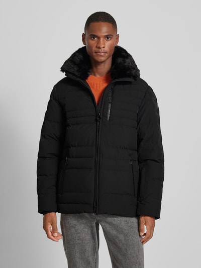 Peek & Cloppenburg WellensteynFunktionsjacke mit Reißverschlusstaschen Modell 'POLAR' in black VIP-Rabatte