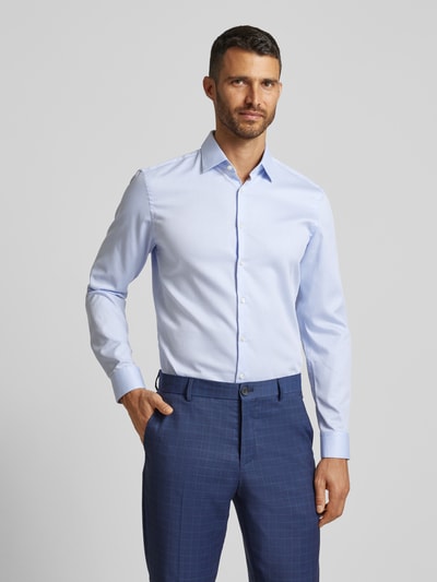 Peek & Cloppenburg Jake*sSlim Fit Business-Hemd mit Kentkragen in bleu Super Sparpreis