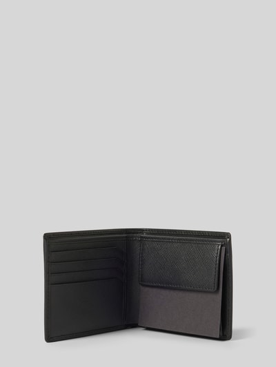 Peek & Cloppenburg HUGOSchlüsselanhänger aus Leder mit Label-Applikationen in black Letzter Tag