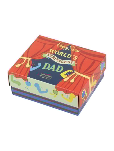 Peek & Cloppenburg Happy SocksSocken im 2er-Pack in Geschenkbox in rot Sonderangebot der Fabrik