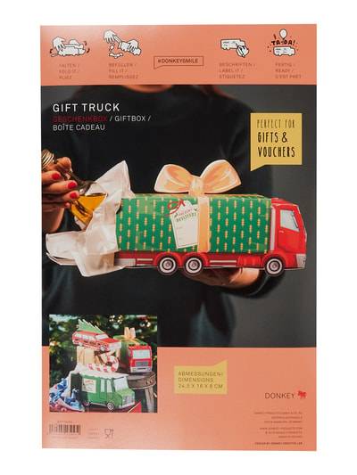 Peek & Cloppenburg DonkeyUnisex Geschenkbox mit Weihnachtsmuster in gruen Super Rabatt