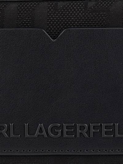 Peek & Cloppenburg Karl LagerfeldSchlüsseletui mit Logo-Muster in black im Angebot