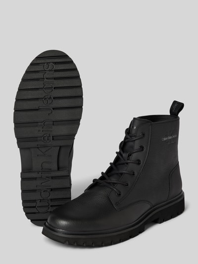 Peek & Cloppenburg Calvin Klein JeansChelsea Boots mit Label-Detail in black Online Shopping