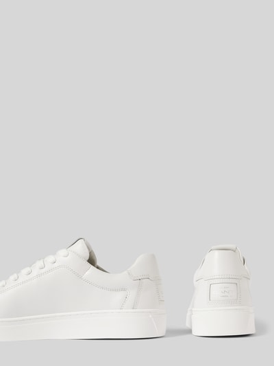 Peek & Cloppenburg GantSneaker aus Leder mit Label-Details in weiss Cyber Monday