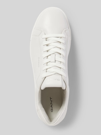 Peek & Cloppenburg GantSneaker aus Leder mit Label-Details in weiss Cyber Monday