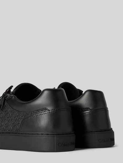 Peek & Cloppenburg CK Calvin KleinLedersneaker mit seitlichem Reißverschluss in black Muttertagsangebot
