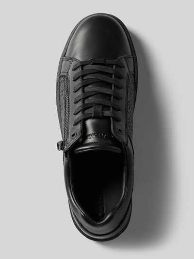 Peek & Cloppenburg CK Calvin KleinLedersneaker mit seitlichem Reißverschluss in black Muttertagsangebot