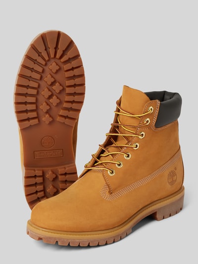 Peek & Cloppenburg TimberlandSchnürboots aus Leder mit Logo-Prägung in sand Top Angebot