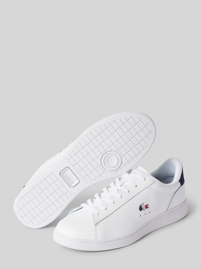 Peek & Cloppenburg LacosteLedersneaker mit Logo-Stitching Modell 'CARNABY' in weiss Exklusive Angebote
