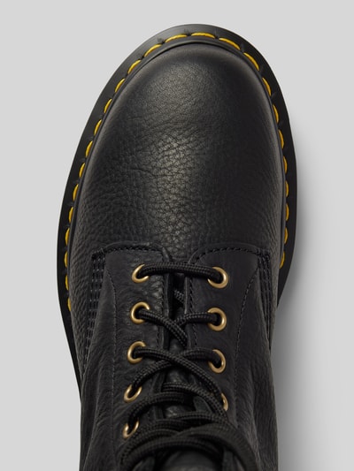 Peek & Cloppenburg Dr. MartensSchürboots aus Leder mit Innenfutter in black Letzter Tag