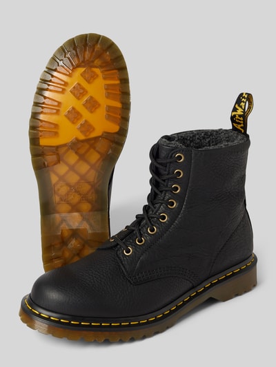 Peek & Cloppenburg Dr. MartensSchürboots aus Leder mit Innenfutter in black Letzter Tag