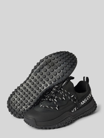 Peek & Cloppenburg Versace Jeans CoutureSneaker mit Label-Print Modell 'FONDO HYBER' in black Zeitbegrenzte Promotion