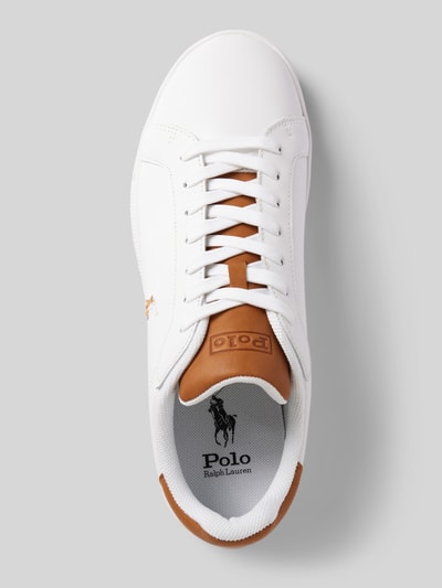 Peek & Cloppenburg Polo Ralph LaurenLedersneaker mit Label-Details in weiss Bis zu 50% Rabatt
