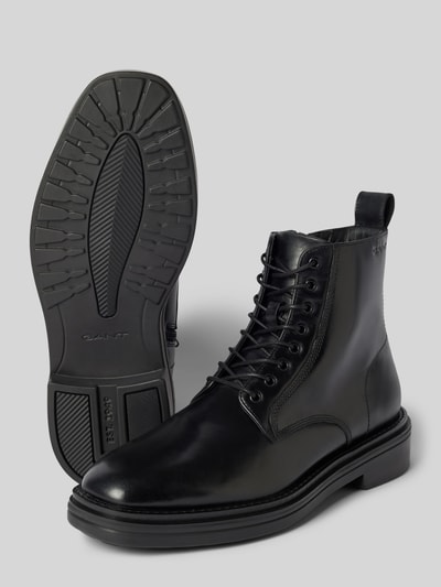Peek & Cloppenburg GantBoots aus Leder mit Reißverschluss Modell 'Boggar' in black Bis zu 65% Rabatt
