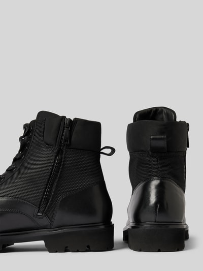 Peek & Cloppenburg JOOP! SHOESLederboots mit Zugschlaufe Modell 'tela stampa hektor' in black Sonderangebot der Fabrik