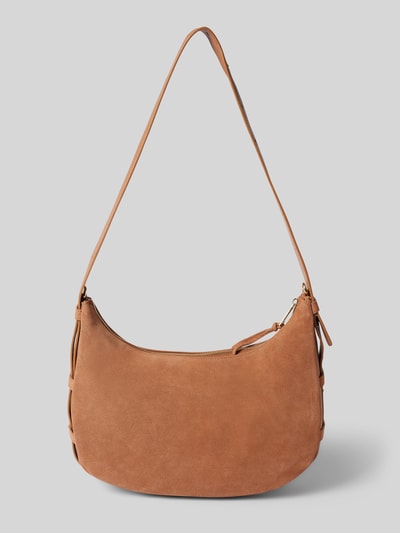 Peek & Cloppenburg Hey MarlyLederhandtasche mit Label-Applikation Modell 'Lifetime Sister' in cognac Online