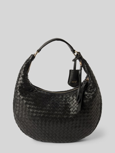 Peek & Cloppenburg AbroHandtasche in Flecht-Optik Modell 'NANA' in black Auslauf