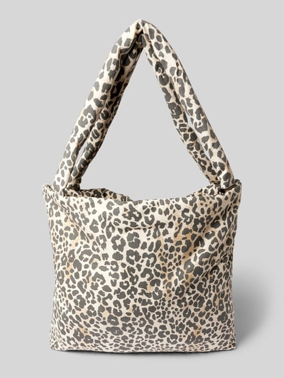 Peek & Cloppenburg STUDIO NOOSHandtasche mit Label-Stitching in sand Schlussverkauf