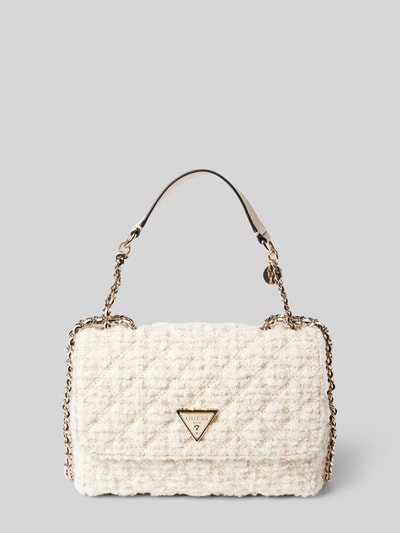 Peek & Cloppenburg GuessHandtasche mit Label-Applikation Modell 'GIULLY 2' in offwhite Rabatt