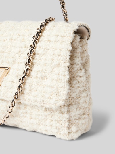 Peek & Cloppenburg GuessHandtasche mit Label-Applikation Modell 'GIULLY 2' in offwhite Rabatt
