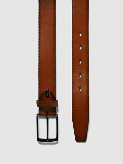 Peek & Cloppenburg Lloyd Men's BeltsLedergürtel mit Dornschließe aus Metall in cognac Vatertagsangebot