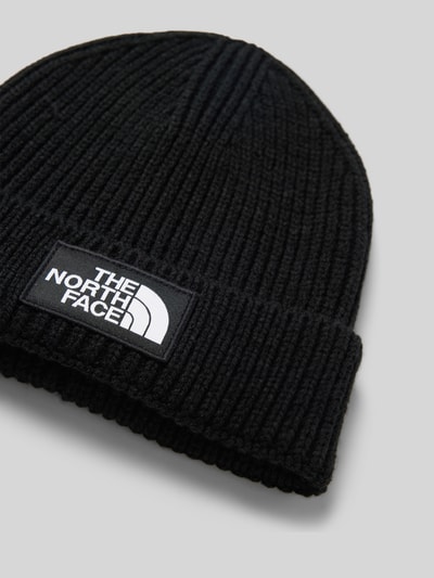 Peek & Cloppenburg The North FaceStrickmütze mit Label-Patch in black Große Rabatte