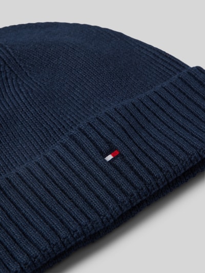 Peek & Cloppenburg Tommy HilfigerMütze mit Logo-Stitching Modell 'PIMA' in marine Neuheiten