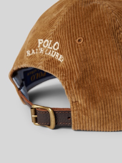 Peek & Cloppenburg Polo Ralph LaurenCap aus Cord mit Label-Stitching in camel Bestseller